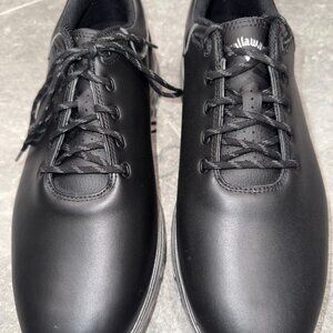 Callaway Newport Leather Golf Shoe Men’s Black Size 12